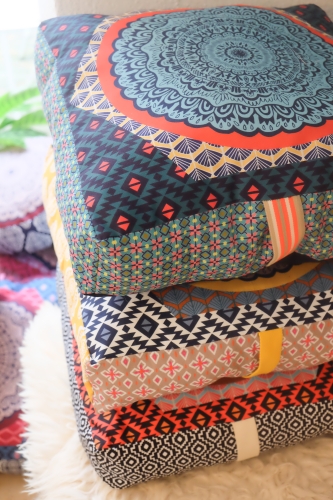 Canvas Swafing -  Pillow Party 2023 - Bunt/Mint - by Jolijou - Panel